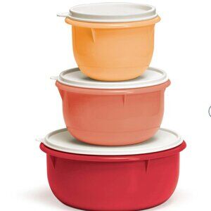 Tupperware 6-piece Fix-N-Mix Mixing Bowl Set DARK MULTI